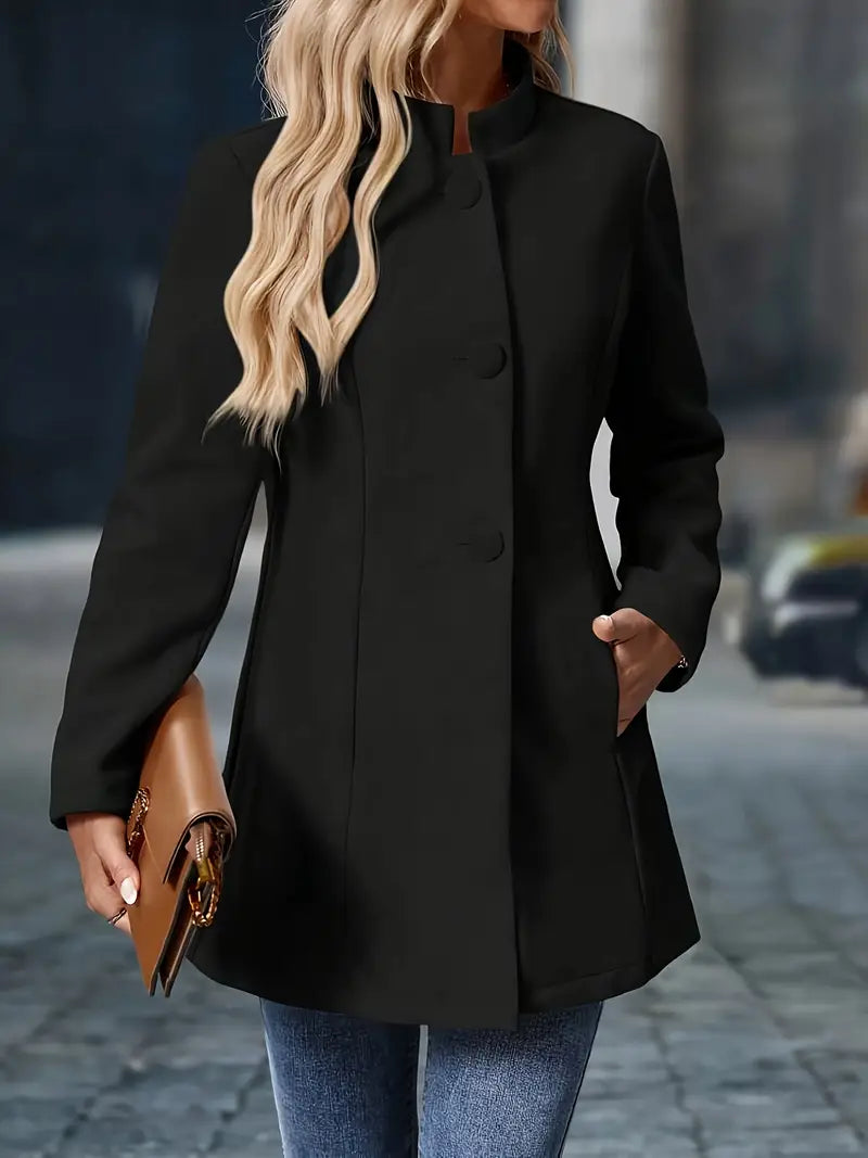 Maria | Refined Open-Front Tailored Coat