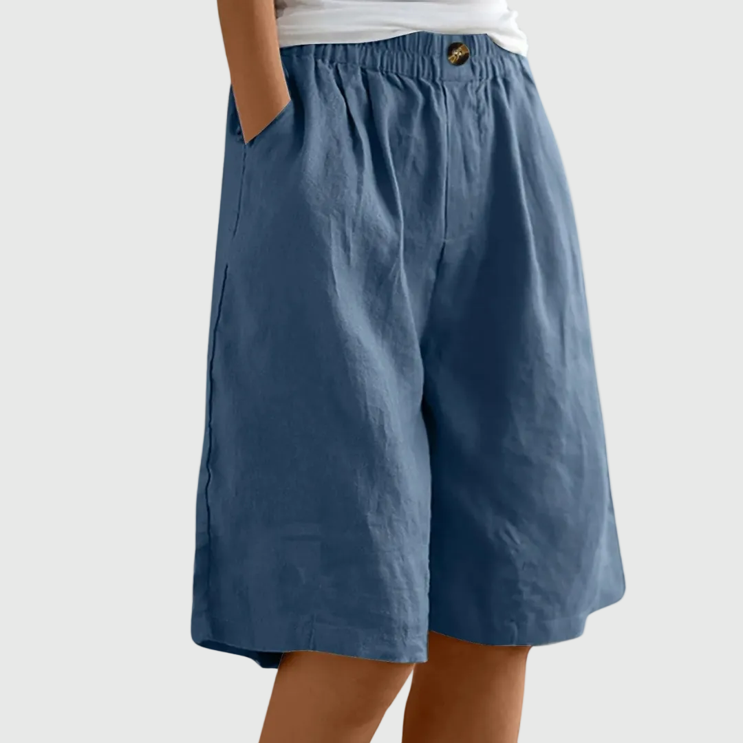 Miley | Lightweight Linen Cotton Shorts
