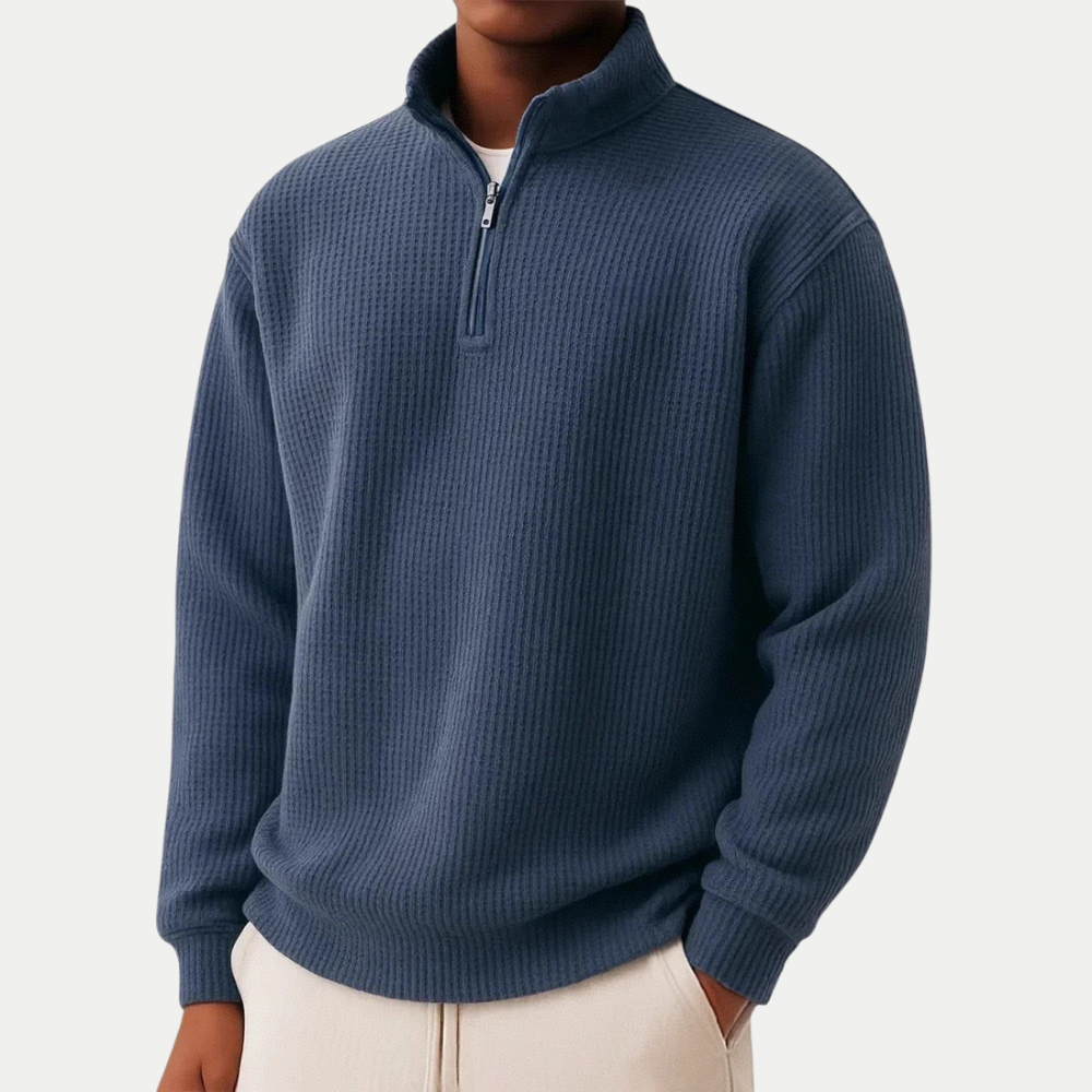 Varrek | Refined Half-Zip Sweater