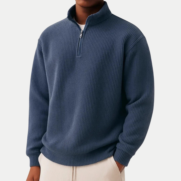 Varrek | Refined Half-Zip Sweater