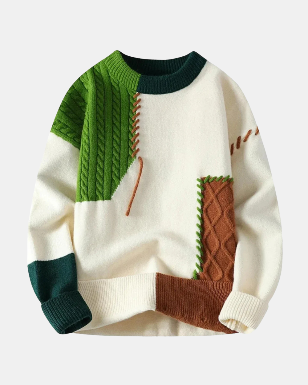 Erick | Patchwork Statement Sweater