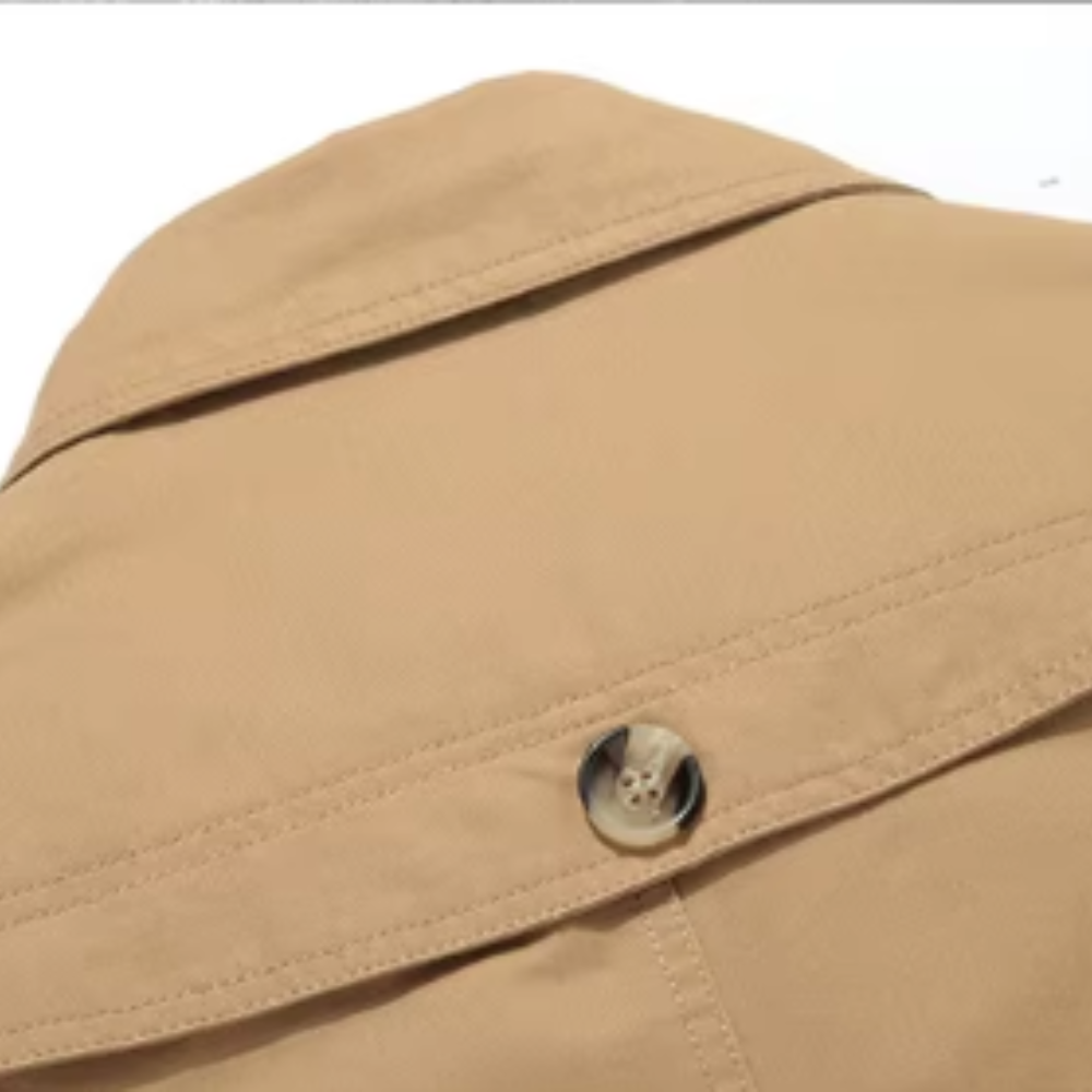 Étienne™ | Elegant Quilted Trench Coat for Men