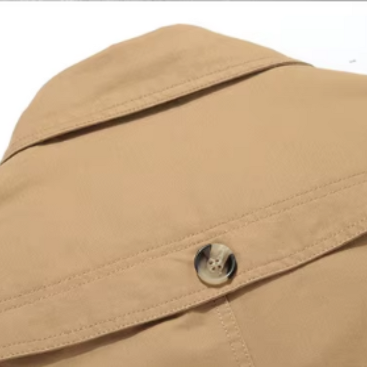 Étienne™ | Elegant Quilted Trench Coat for Men