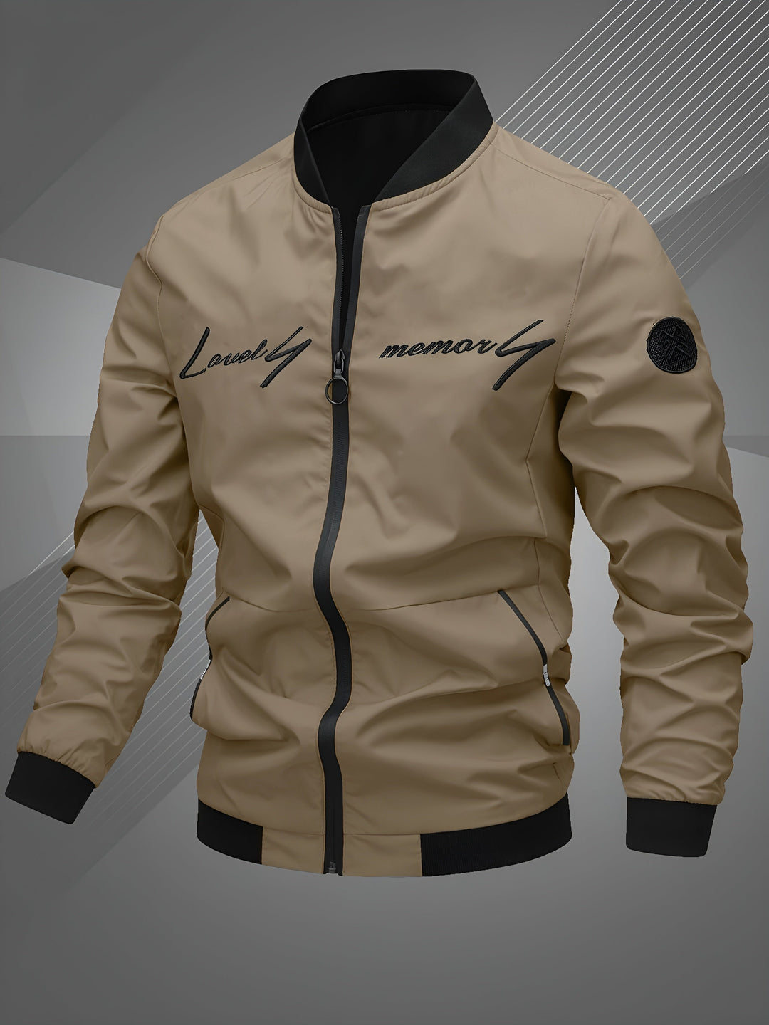 Harm™ | Casual bomber jacket with long sleeves