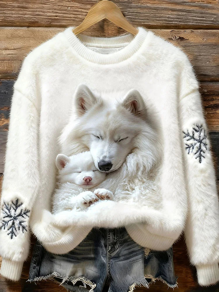 Chenit | Dog Art Print Sweatshirt