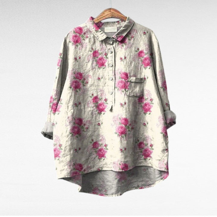 Giselle | Elegant Floral Blouse