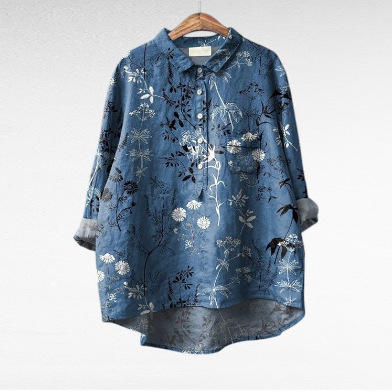 Giselle | Elegant Floral Blouse
