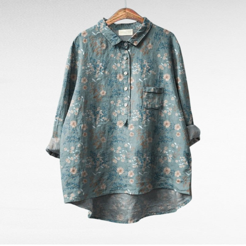 Giselle | Elegant Floral Blouse