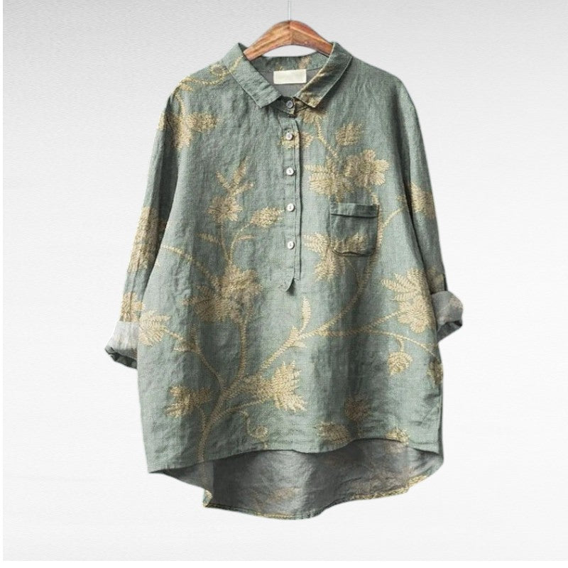 Giselle | Elegant Floral Blouse