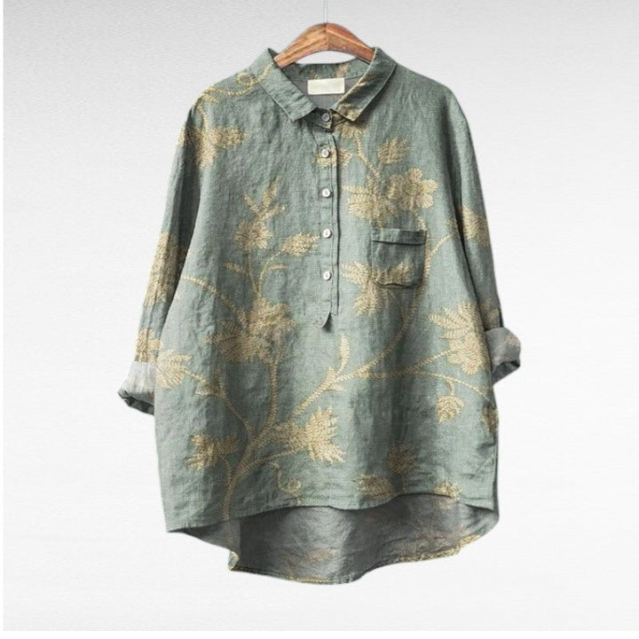 Giselle | Elegant Floral Blouse