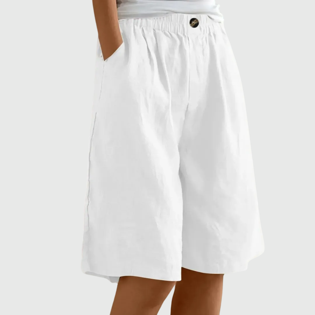 Miley | Lightweight Linen Cotton Shorts