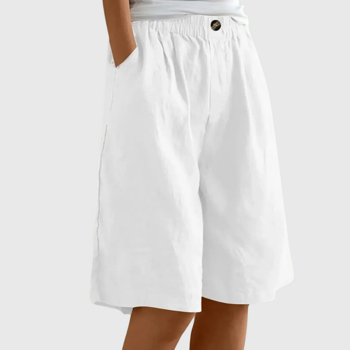 Miley | Lightweight Linen Cotton Shorts