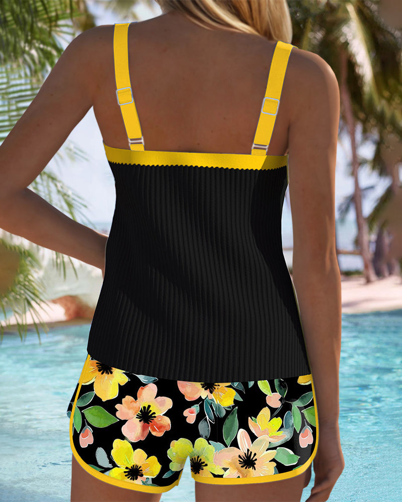 Two-Piece Beach Tankini Pants