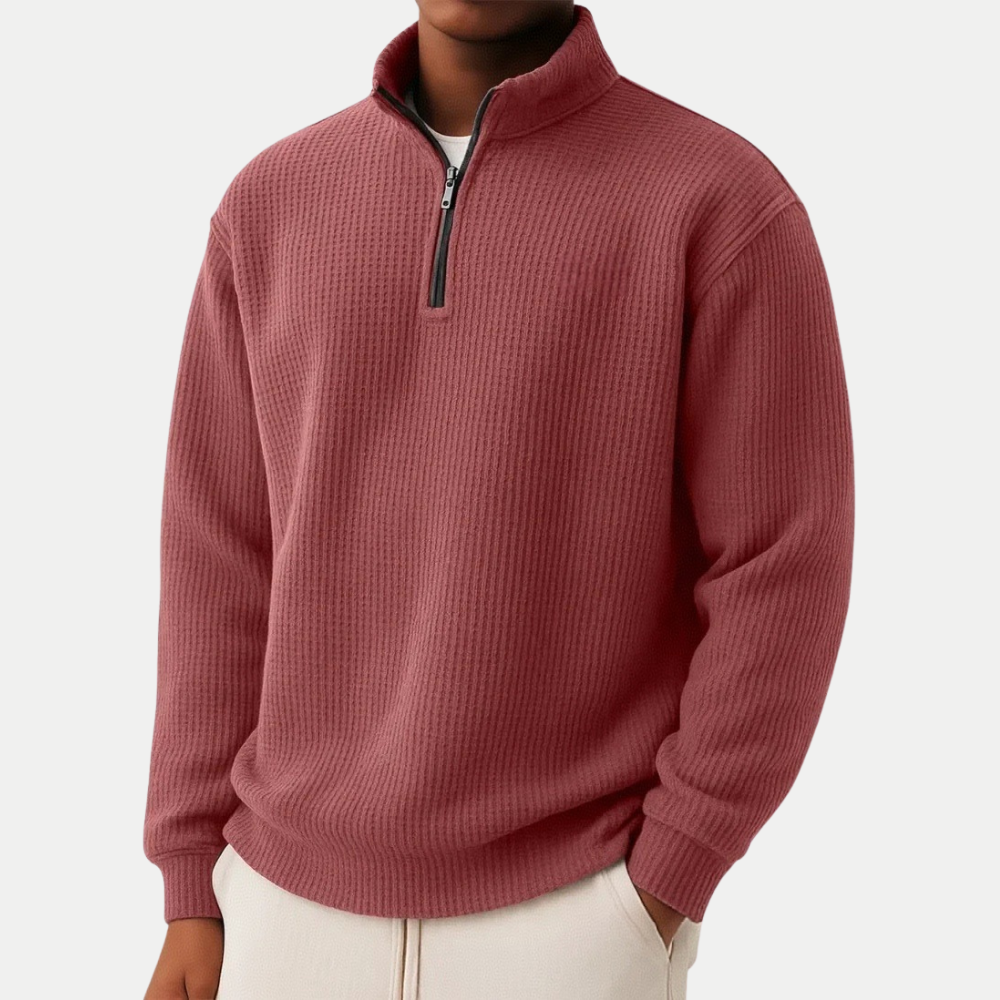 Varrek | Refined Half-Zip Sweater