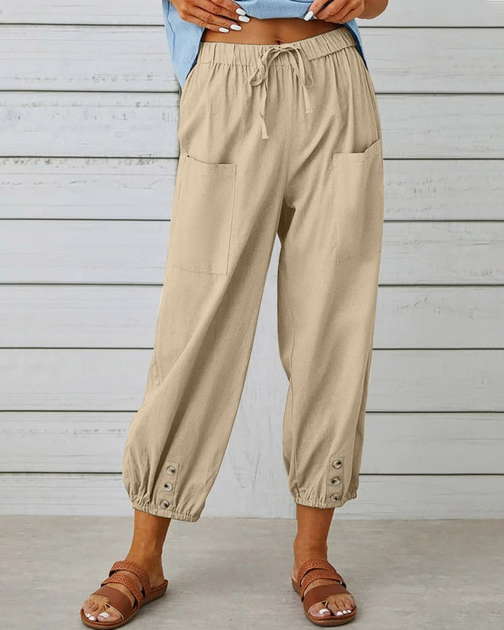 Neve | Chic High-Waist Trousers