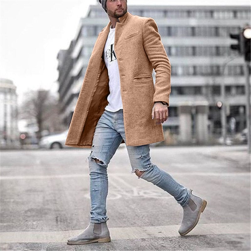 Isidore - Elegant Long Wool Coat