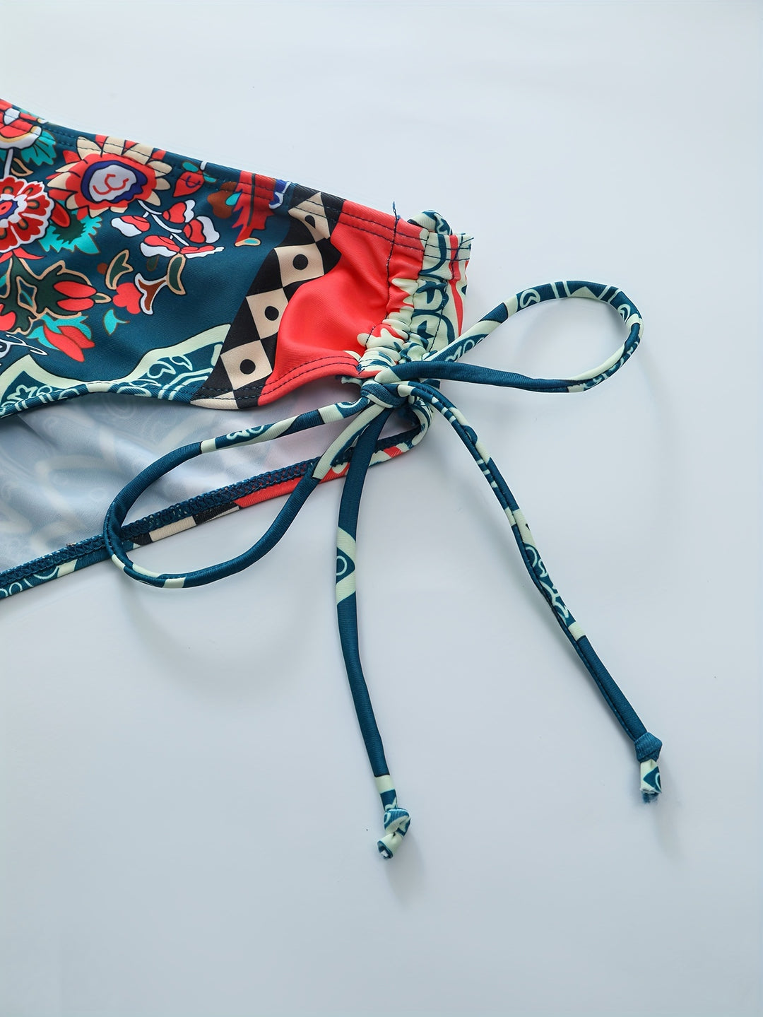 Jen | Floral Four-Piece Bikini Set