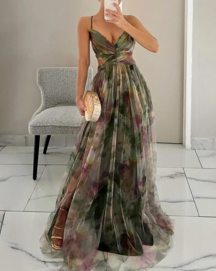 Viela | Floral Maxi Dress