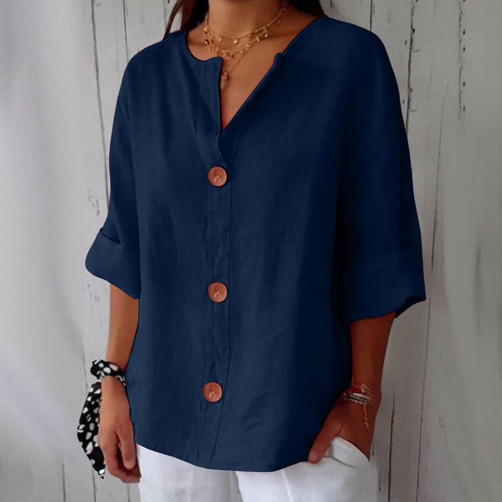 Hazel | Lightweight Linen Summer Blouse