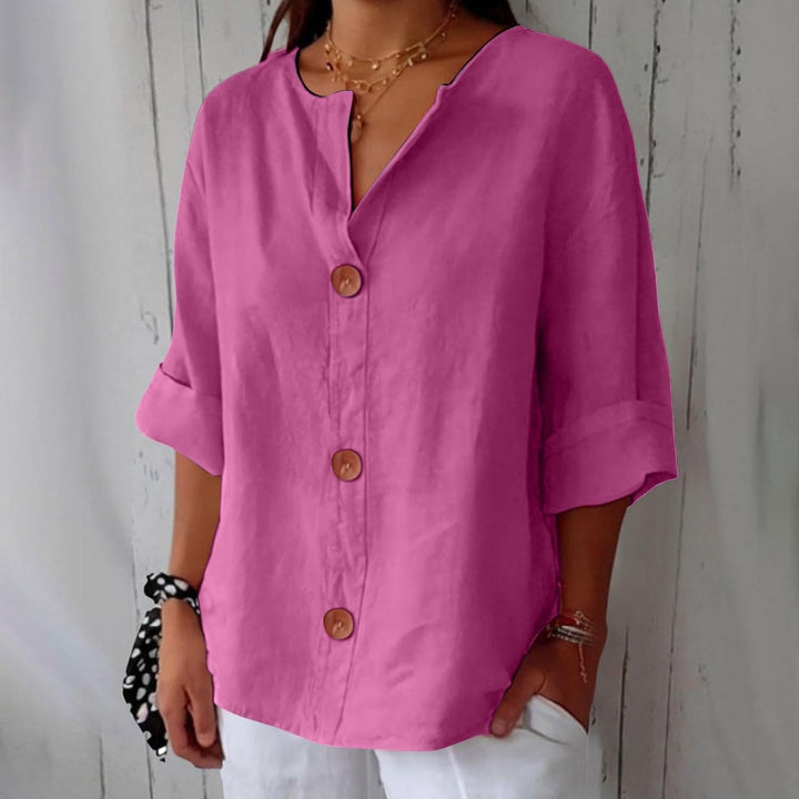 Hazel | Lightweight Linen Summer Blouse