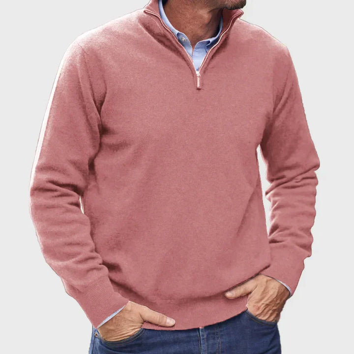 Hunter | Classic Quarter-Zip Sweater