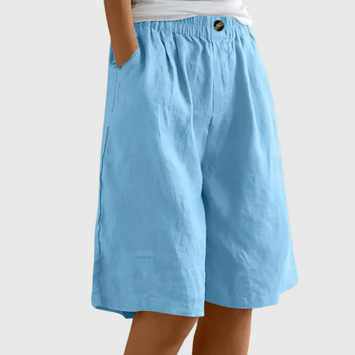 Miley | Lightweight Linen Cotton Shorts