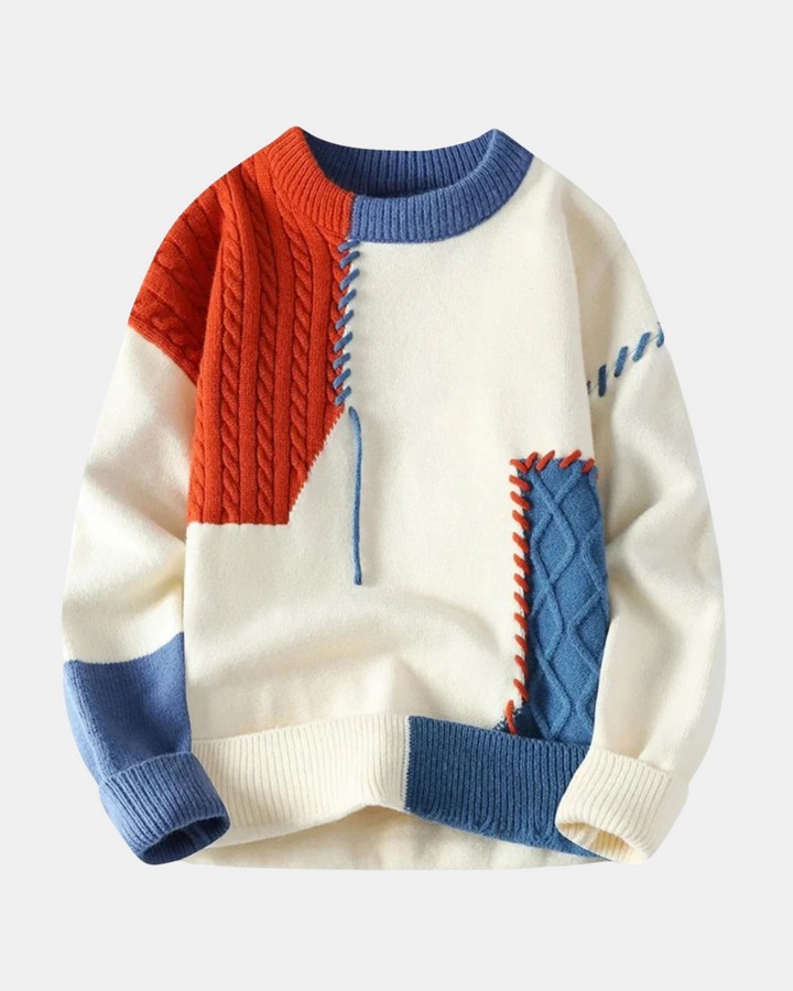 Erick | Patchwork Statement Sweater