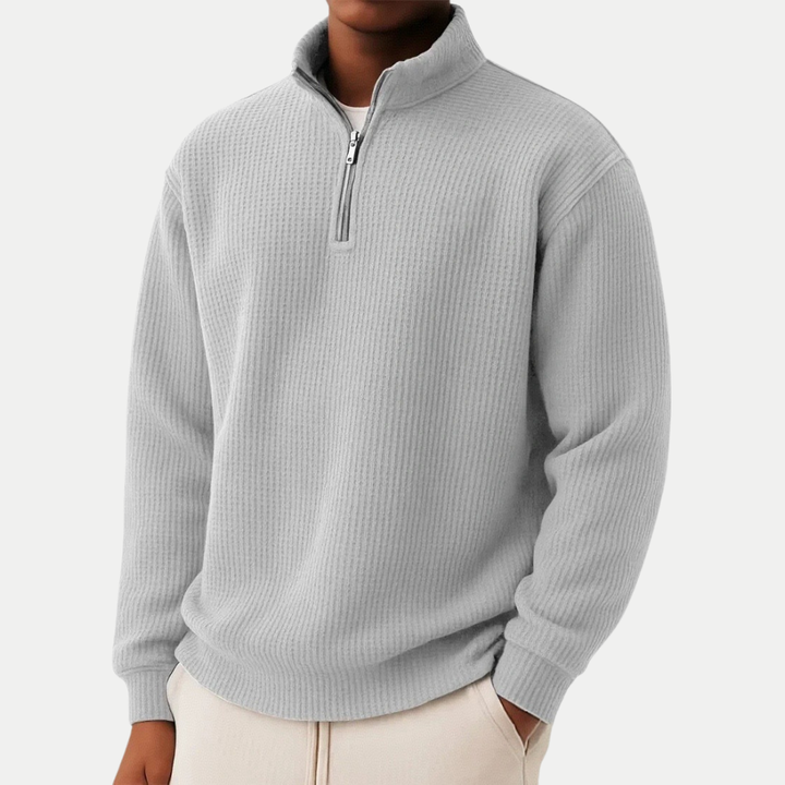 Varrek | Refined Half-Zip Sweater