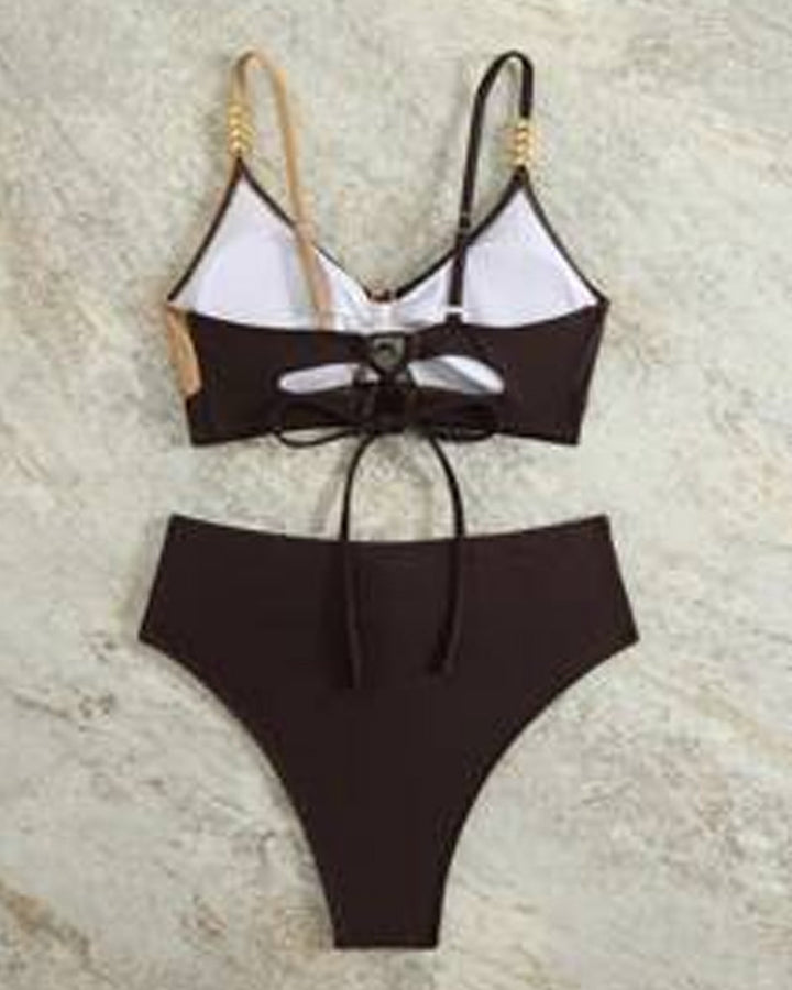 High Waist Sexy Triangle Bikini