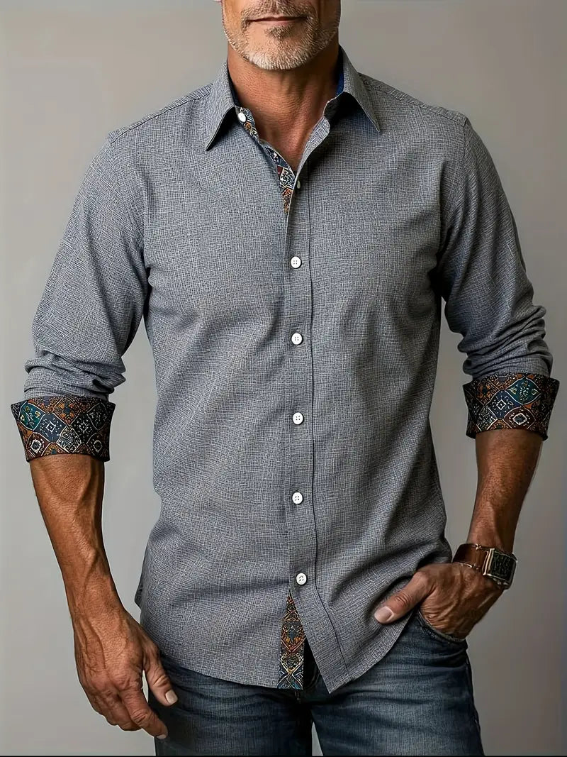Teodoro | Long Sleeve Button-Up Shirt
