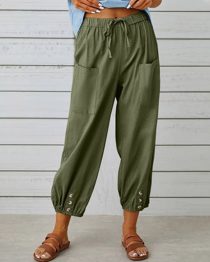 Neve | Chic High-Waist Trousers
