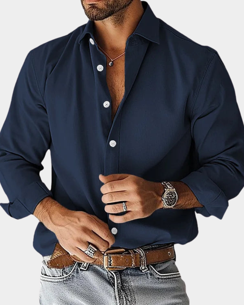 Pinchas | Long-Sleeve Buttoned Shirt