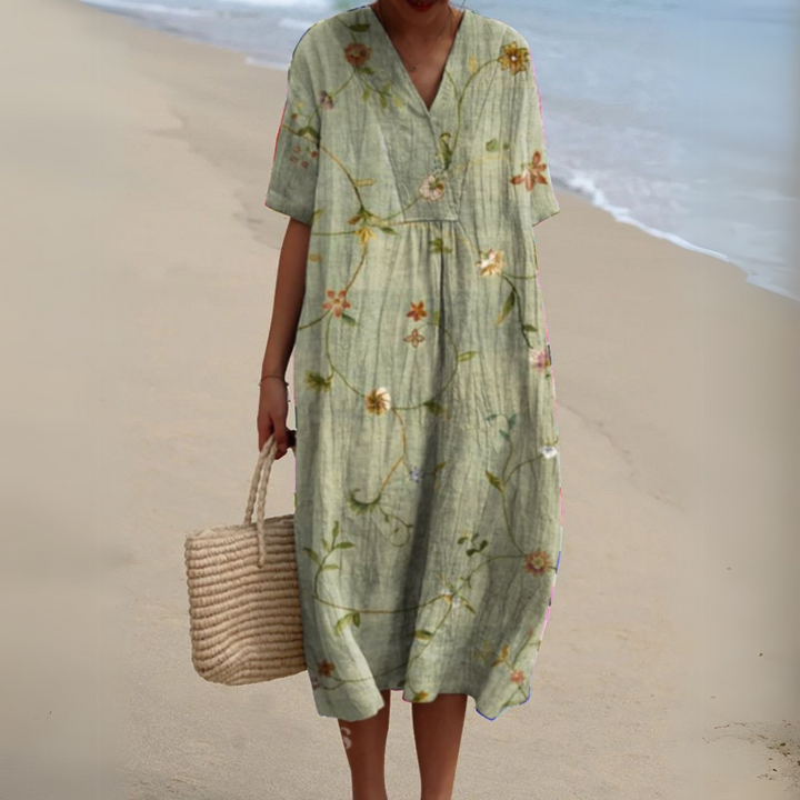 Audrey - Elegant Floral Dress