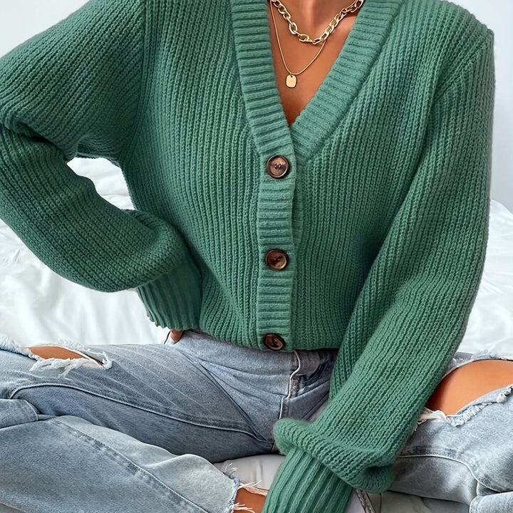 Annabelle | Soft Emerald Cardigan