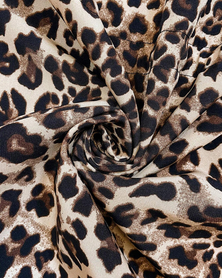 Megan | Chic Leopard Print Coat