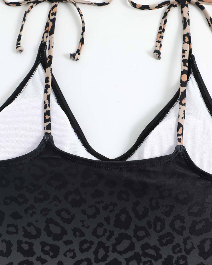 Beach Skirt Swimsuit One-Piece Set