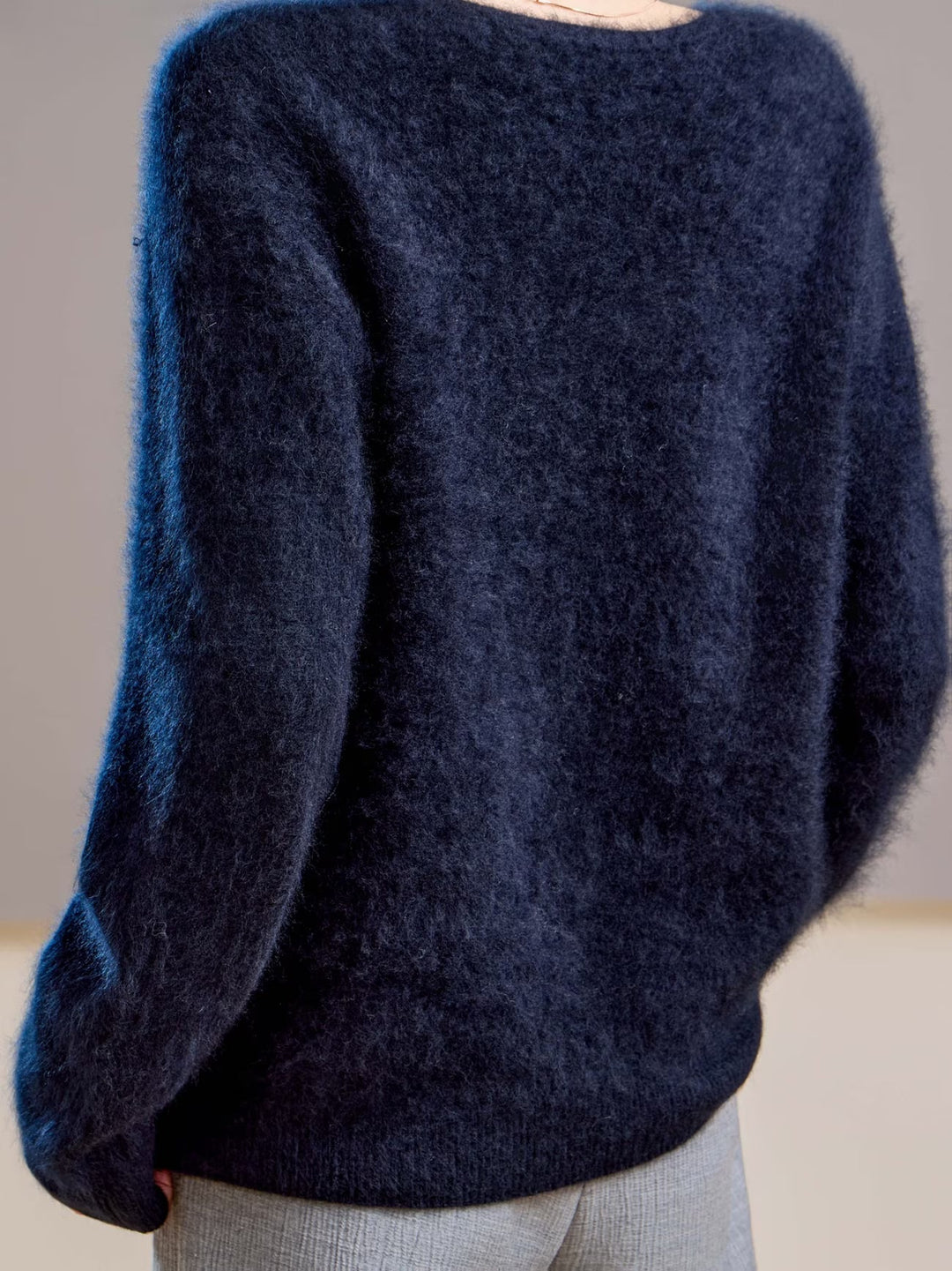 Claire | Brushed V-Neck Sweater