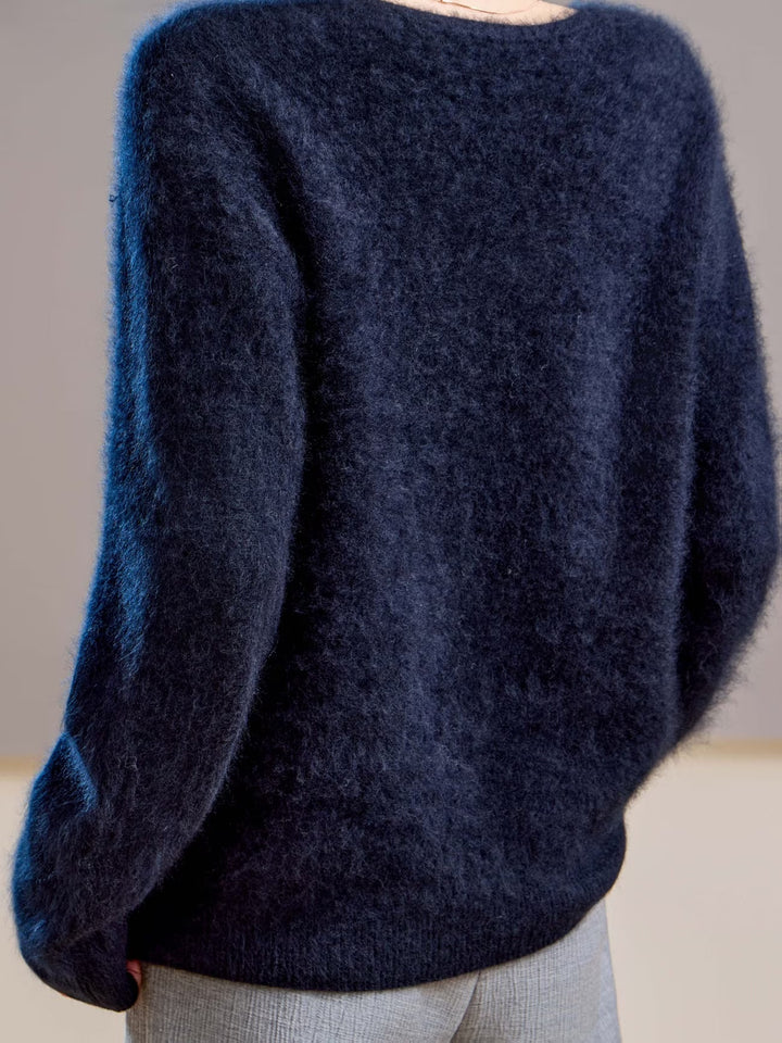 Claire | Brushed V-Neck Sweater