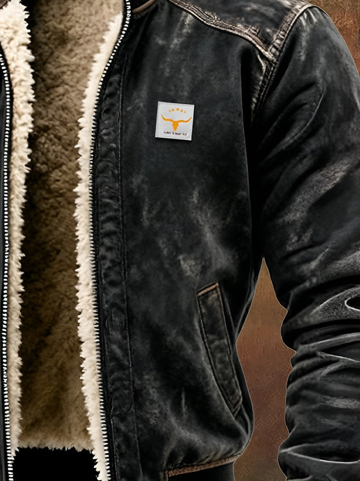 LEVANTAVERSAILLES | THERMAL LEATHER JACKET