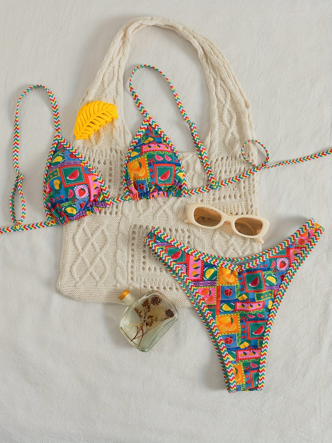 Cristy | Soft-Cup Backless Bikini Set