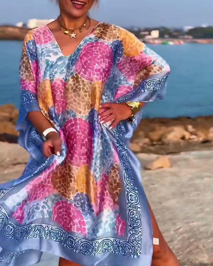 Printed Resort Pareo Swimwear