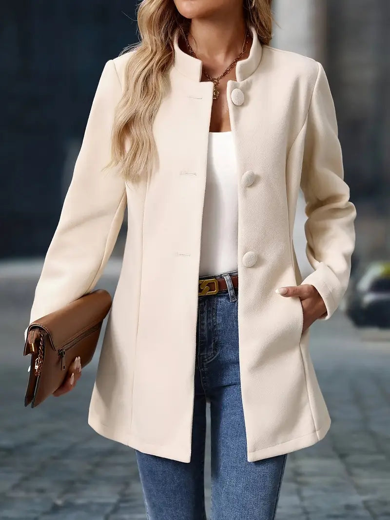 Maria | Refined Open-Front Tailored Coat