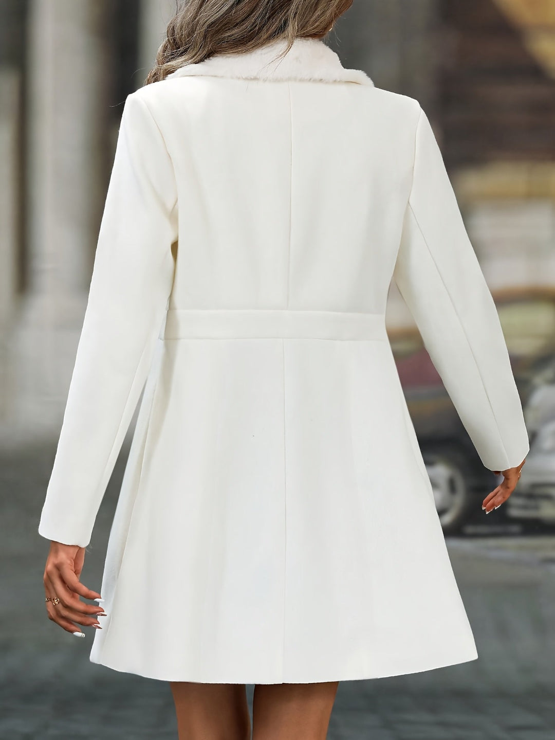 Serine | Elegant Two-Tone Coat