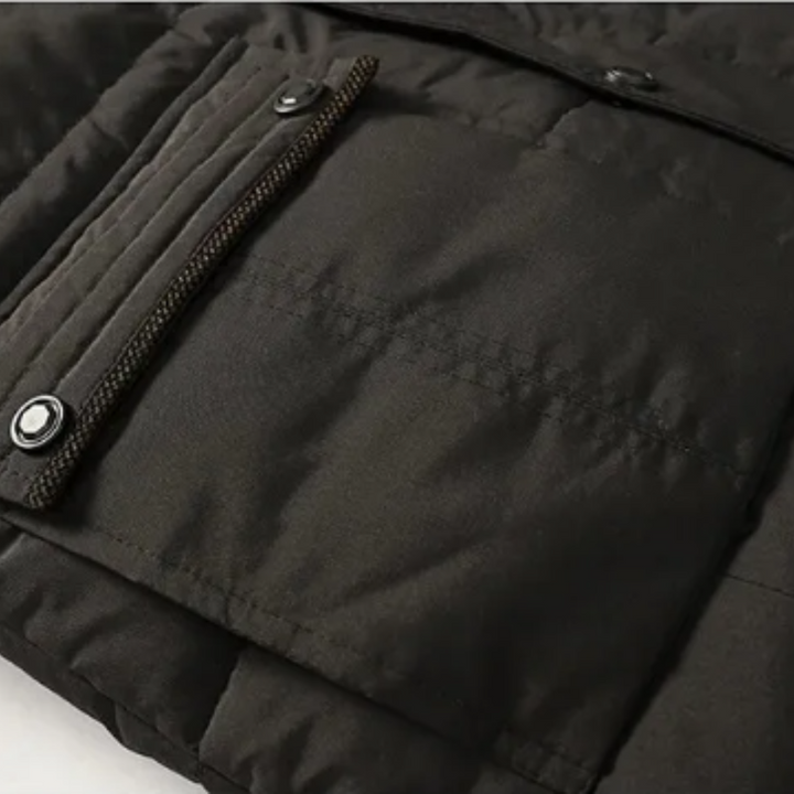 Adrien™ | Elegant Winter Jacket in Quilted Fleece