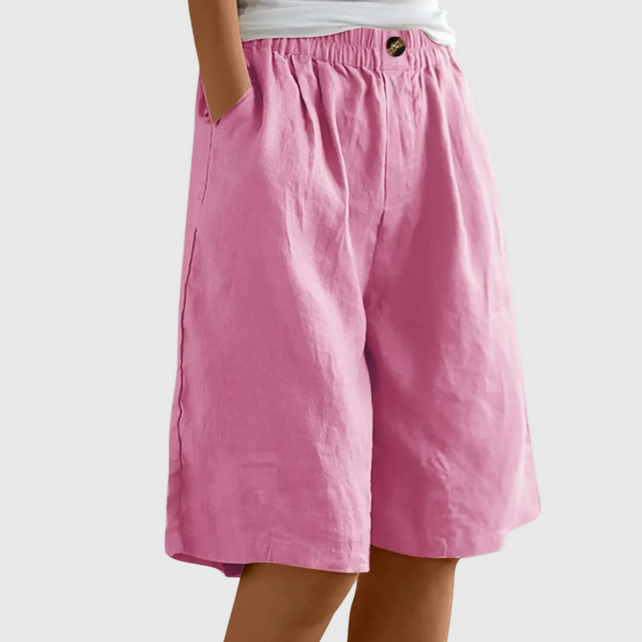 Miley | Lightweight Linen Cotton Shorts