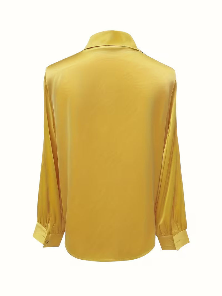 Leylah | Elegant Long-Sleeve Blouse