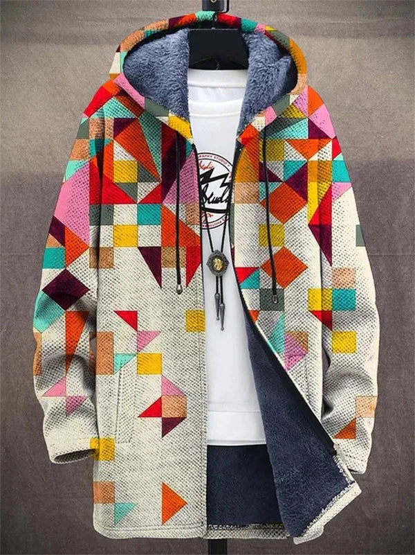 Aria | Art-Inspired Zip Cardigan