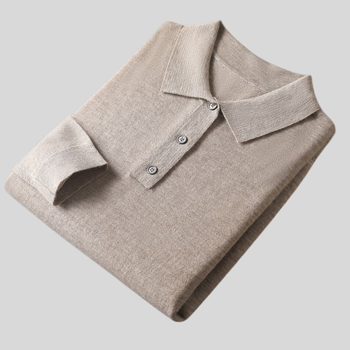 Mischa | Long Sleeve Polo Shirt