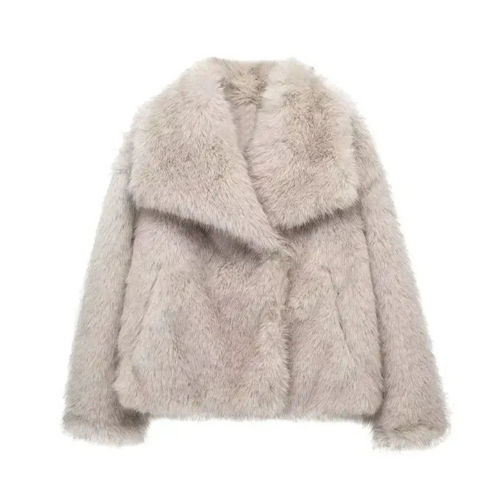 Bruna | Glamour Faux-Fur Style Coat