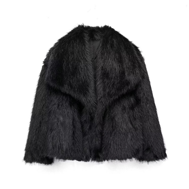 Bruna | Glamour Faux-Fur Style Coat